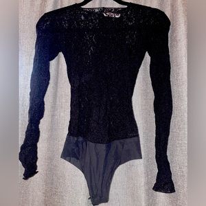 Women’s Black Lace body suit by Commando
